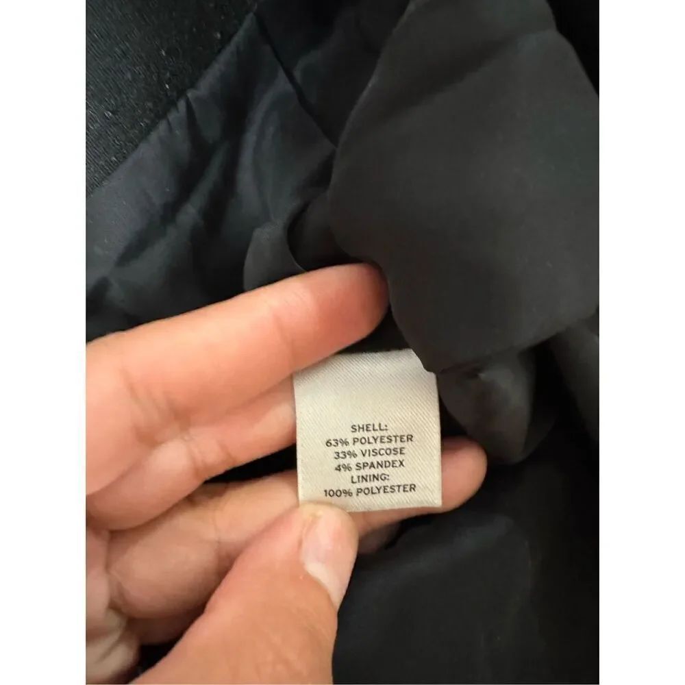 Halogen black midi skirt - Picture 4 of 8